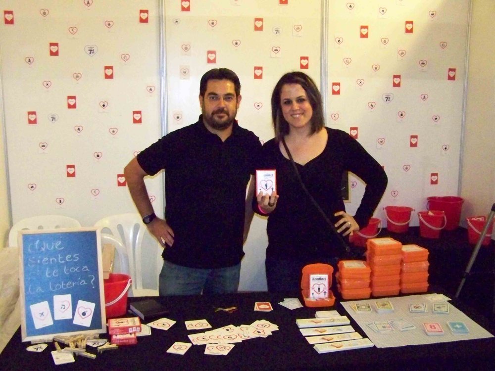Darylane con Manuel Palau en el Festival Internacional de Juegos de Mesa de Córdoba.